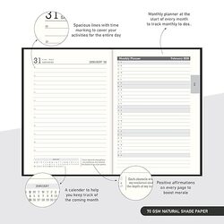 Scholar B5 ENGINEER'S 2026 DIARY - Black - 806-BK